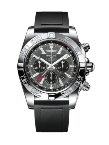 Chronomat 47 GMT Stainless Steel / Blackeye Gray / Rubber