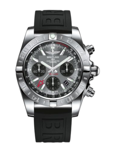 Chronomat 44 GMT Stainless Steel / Blackeye Grey / Rubber
