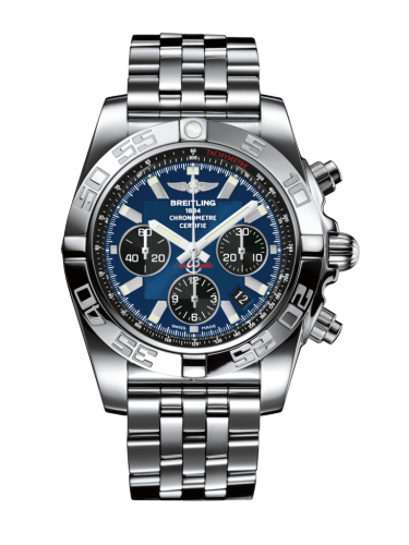 Chronomat 44 Stainless Steel / Blackeye Blue / Bracelet