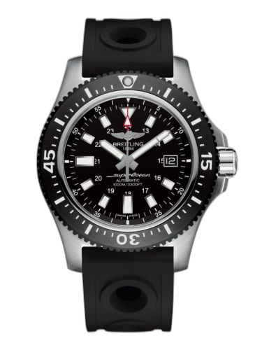 Superocean 44 Special Stainless Steel / Volcano Black / Rubber