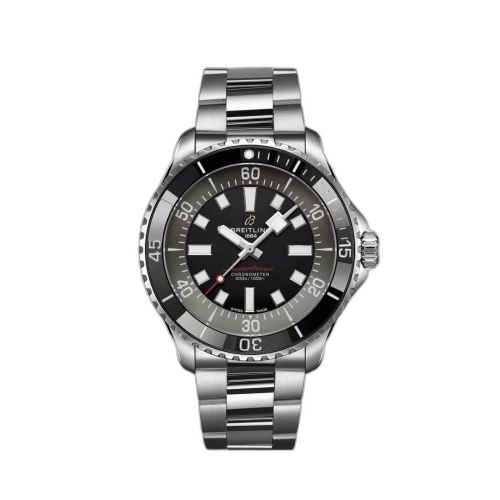SuperOcean Automatic 44 Stainless Steel / Black / Bracelet / UK