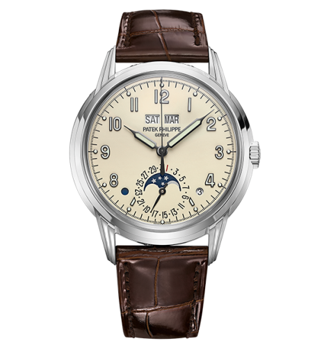 Perpetual Calendar 5320 White Gold / Cream