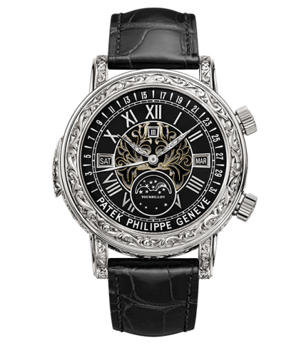 Sky Moon Tourbillon 6002 White Gold / Black