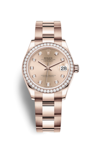 Datejust 31 Rose Gold / Diamond / Rose - Diamond / Oyster