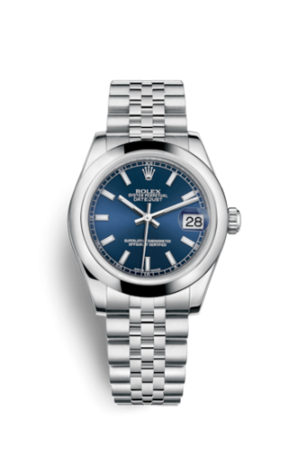 Datejust 31 Stainless Steel Domed / Jubilee / Blue