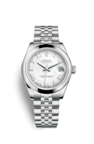 Datejust 31 Stainless Steel Domed / Jubilee / White Roman