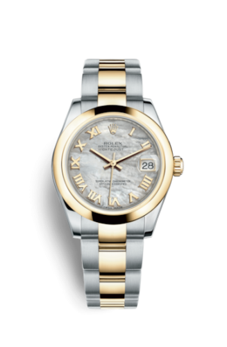 Datejust 31 Rolesor Yellow Domed / Oyster / MOP Roman