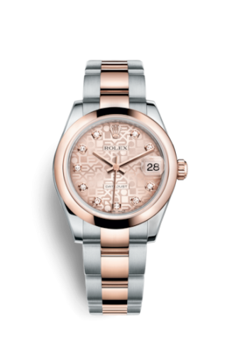 Datejust 31 Rolesor Everose Domed / Oyster / Pink Computer