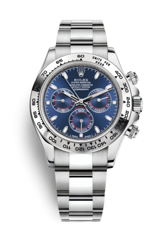Cosmograph Daytona White Gold / Blue