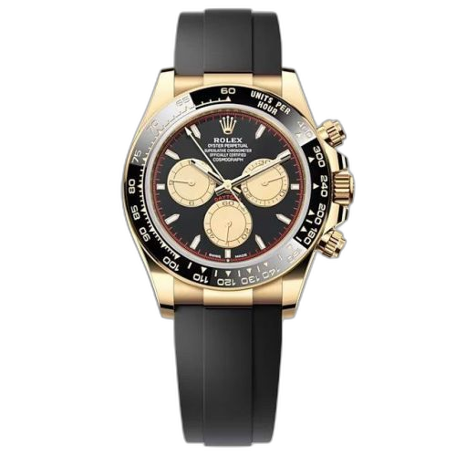 Cosmograph Daytona Yellow Gold - Cerachrom / Black - Champagne / Oysterflex