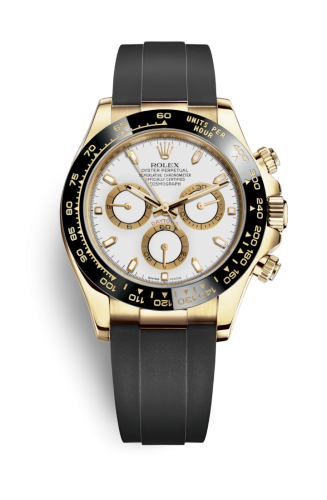 Cosmograph Daytona Yellow Gold / Cerachrom / White / Oysterflex