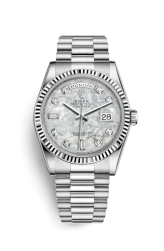 Day-Date 36 White Gold Fluted / President / MOP