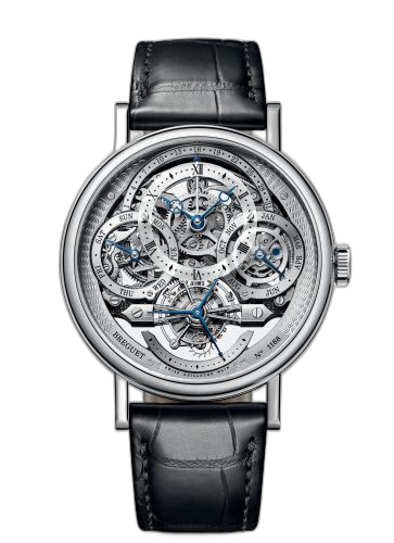 Tourbillon Perpetual Calendar Skeleton 3795 Platinum / Silver