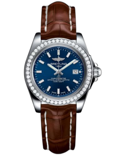 Galactic 32 Sleek Edition Stainless Steel / Diamond / Horizon Blue / Croco