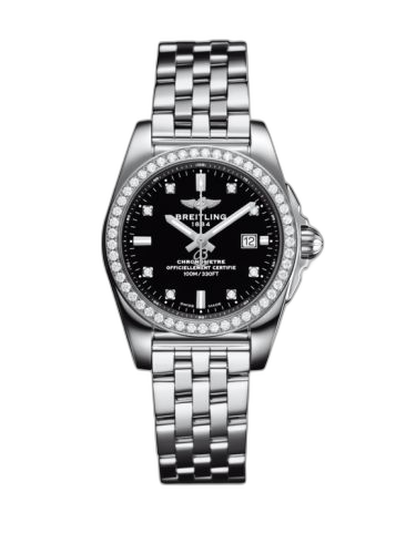 Galactic 29 Stainless Steel / Diamond / Trophy Black Diamond / Bracelet