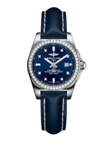 Galactic 29 Stainless Steel / Diamond / Horizon Blue Diamond / Calf