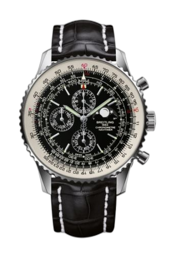 Navitimer 1461 48 Stainless Steel / Black / Croco / Pin
