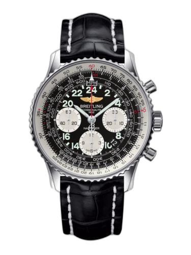 Cosmonaute Stainless Steel / Black / Croco