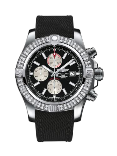 Super Avenger II Stainless Steel / Diamond / Volcano Black / Military / Pin
