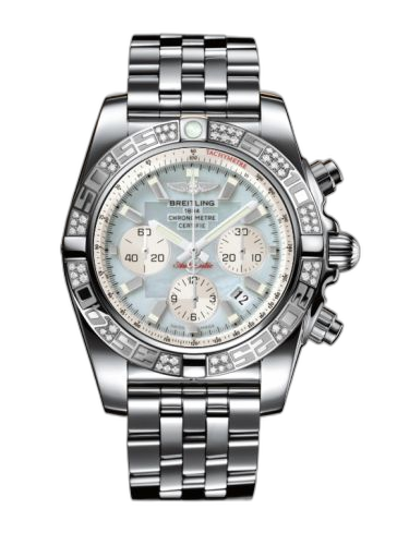 Chronomat 44 Stainless Steel / Diamond / Gray Pearl / Bracelet