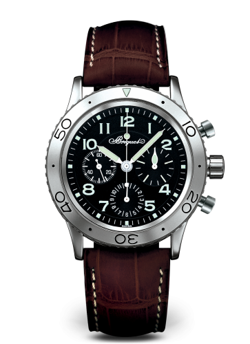Type XX Stainless Steel / Black / Alligator