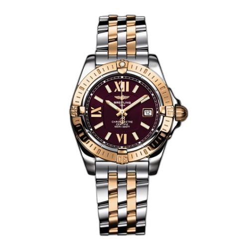 Cockpit Lady Gold Bezel / Black / Bracelet