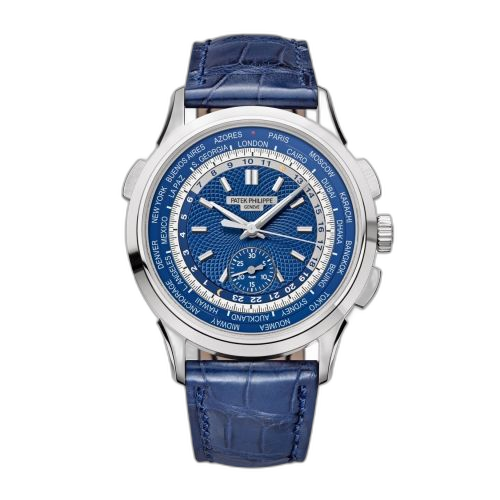 World Time Chronograph 5930 White Gold / Blue / Beijing