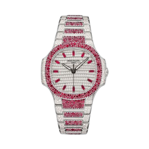 Nautilus 7118 Haute Joaillerie White Gold - Ruby
