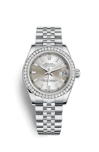 Datejust 31 Stainless Steel Diamond / Jubilee / Silver
