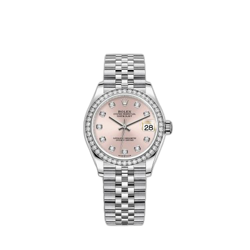 Datejust 31 Stainless Steel Diamond / Jubilee / Pink - Diamond
