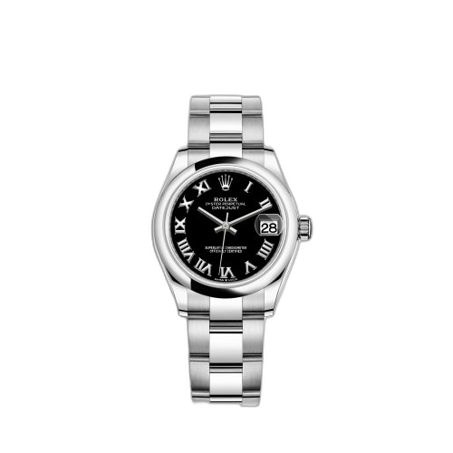 Datejust 31 Stainless Steel / Oyster / Black - Roman