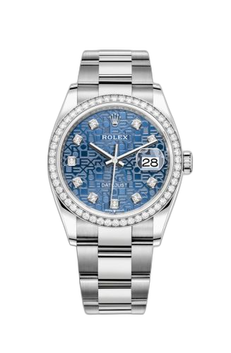 Datejust 36 Stainless Steel / Diamond / Blue Jubilee / Oyster