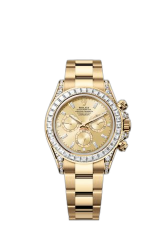 Cosmograph Daytona Yellow Gold - Baguette / Champagne - Baguette / Oyster