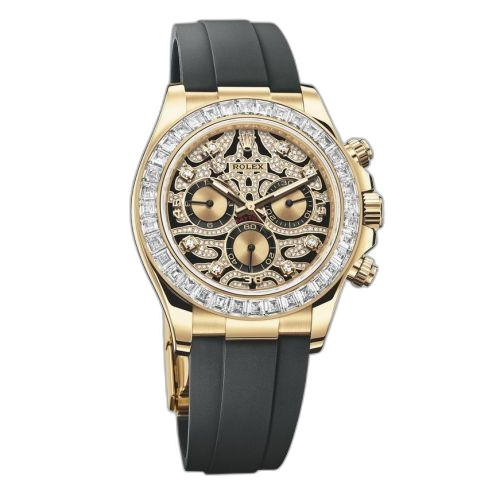 Cosmograph Daytona Yellow Gold / Diamond / Eye of the Tiger / Oysterflex