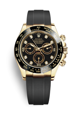 Cosmograph Daytona Yellow Gold / Cerachrom / Black-Diamond / Oysterflex