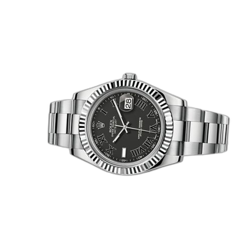 Datejust II Fluted Black Roman