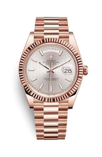 Day-Date 40 Everose / Sundust Tuxedo