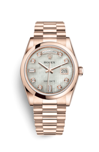 Day-Date 36 Everose Domed / President / Oxford MOP