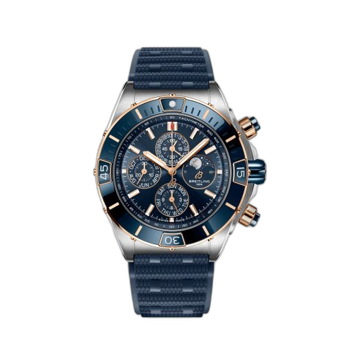 Super Chronomat 1461 Days 44 Stainless Steel / Red Gold / Blue / Rubber