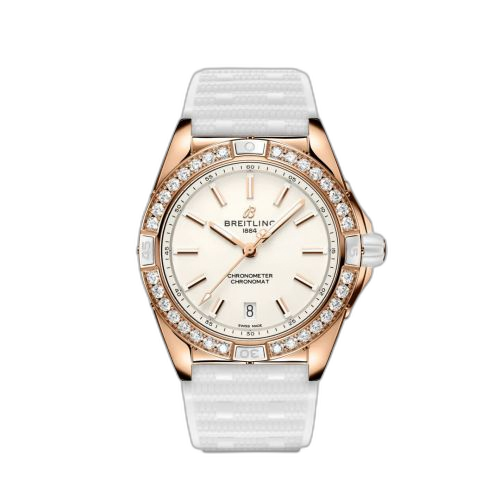 Super Chronomat 38 Origins Red Gold / White / Rubber Rouleaux