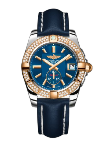 Galactic 36 Automatic Stainless Steel / Rose Gold / Diamond / Gun Blue / Calf