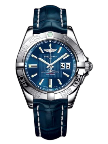 Galactic 41 Stainless Steel / Metallica Blue / Croco