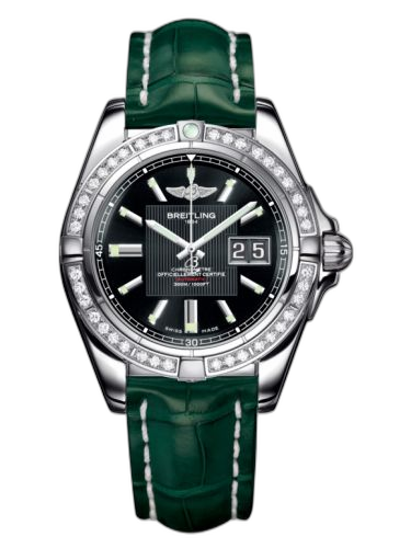 Galactic 41 Stainless Steel / Diamond / Trophy Black / Croco