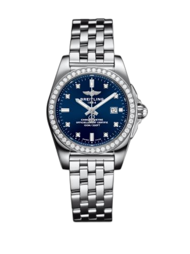 Galactic 29 Stainless Steel / Diamond / Horizon Blue Diamond / Bracelet