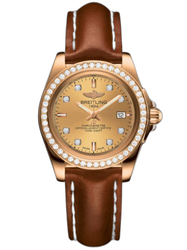 Galactic 32 Sleek Edition Rose Gold / Diamond / Golden Sun Diamond / Calf