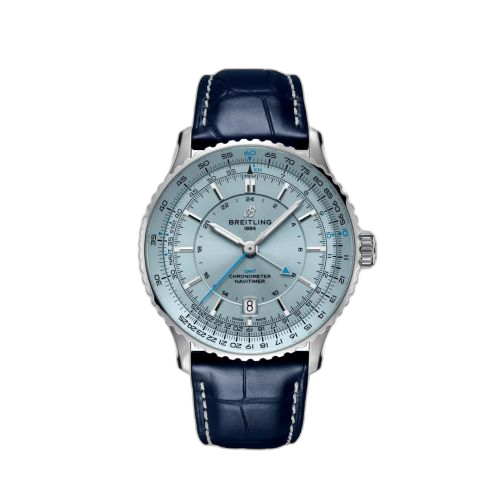 Navitimer GMT 41 Automatic Stainless Steel / Ice Blue