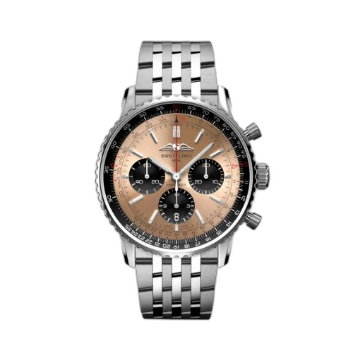 Navitimer B01 Chronograph 43 Stainless Steel / Copper / Bracelet