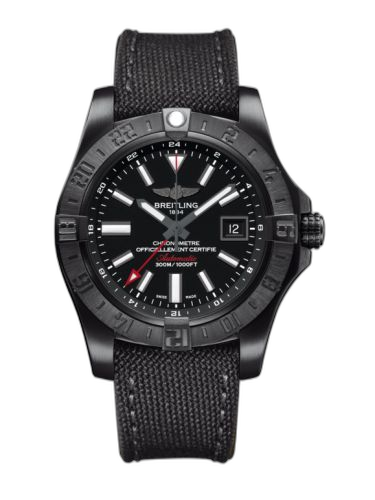 Avenger II GMT Black Steel / Volcano Black / Military