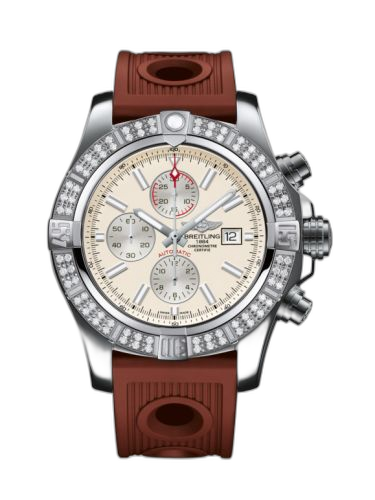 Super Avenger II Stainless Steel / Diamond / Stratus Silver / Rubber / Folding