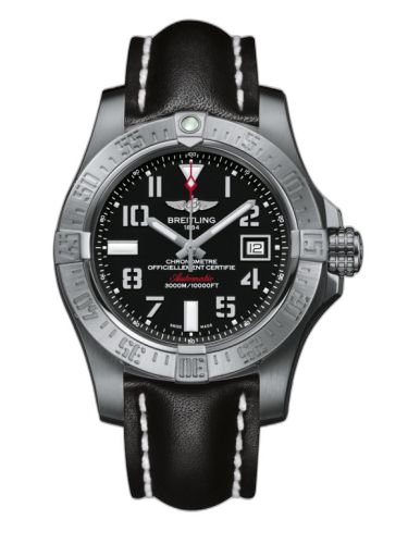 Avenger II Seawolf Stainless Steel / Volcano Black / Calf / Pin
